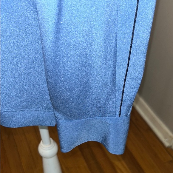 Worth Blue Blouse with Red Stitching - Picture 5 of 14